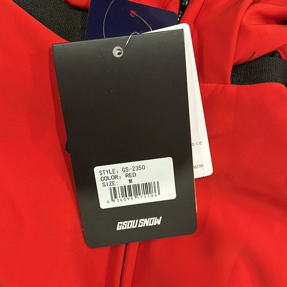 Gsou Snow Stretch Faux Fur hood trim Ski/Snow Jacket NWT - Picture 7 of 11